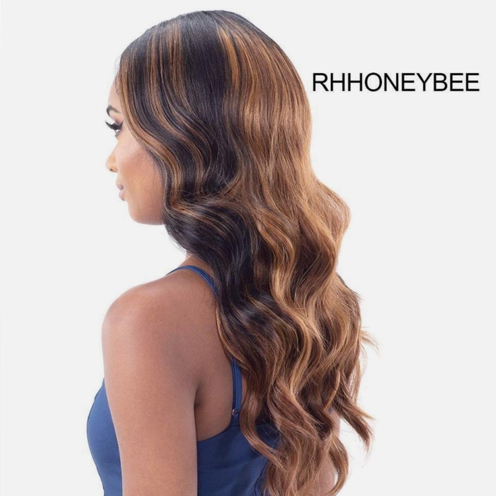 GORGEOUS FREETRESS EQUAL SYNTHETIC LACE & LACE FRONT WIG LUMINA~NWT